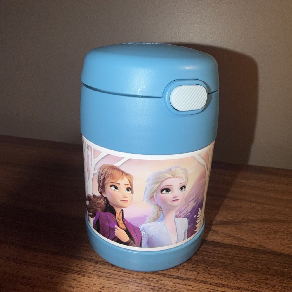Frozen Thermos Funtainer Kids 10 Ounce Insulated Food Jar w/ Spoon